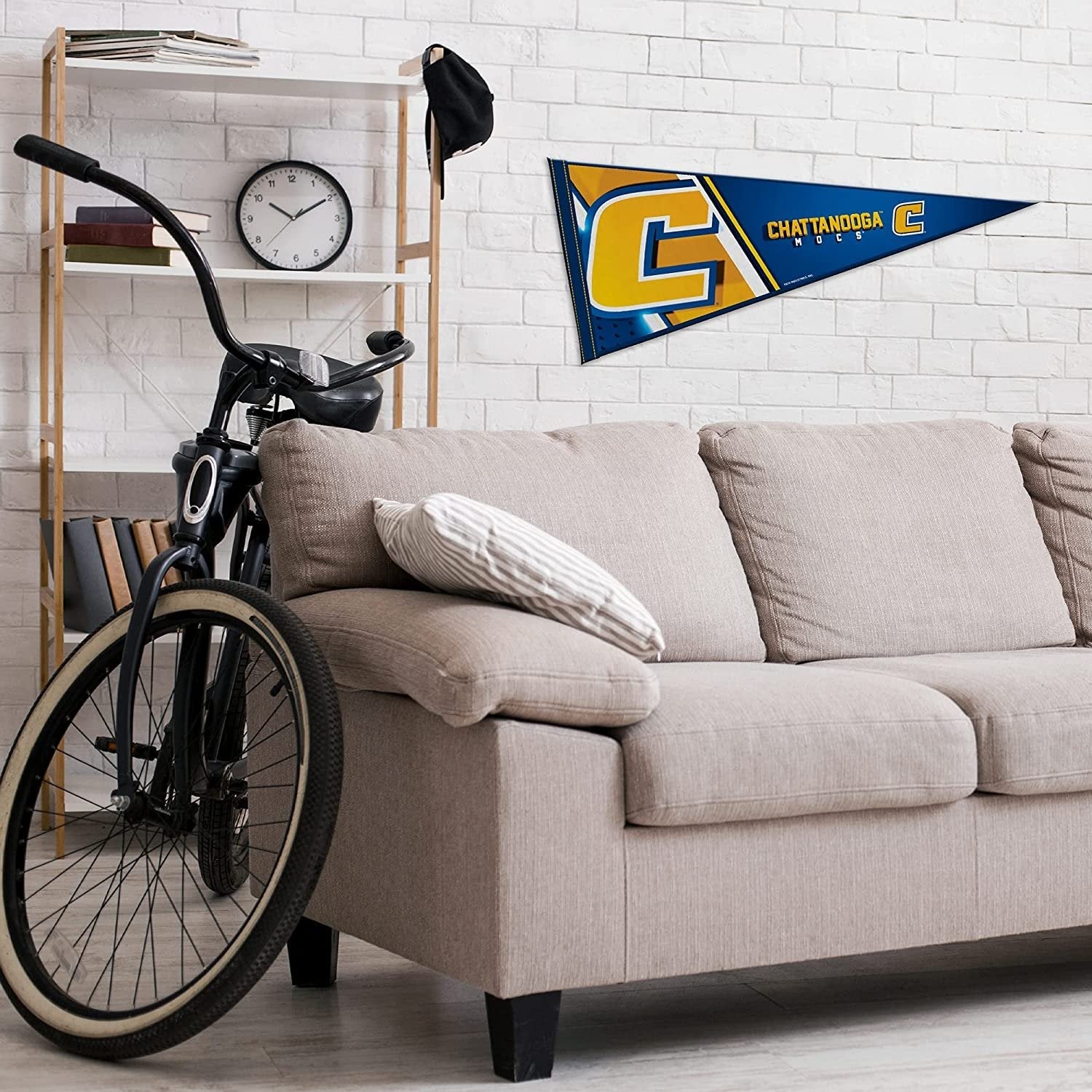 University of Tennessee Chattanooga Mocs Soft Felt Pennant, 12x30 Inch 3