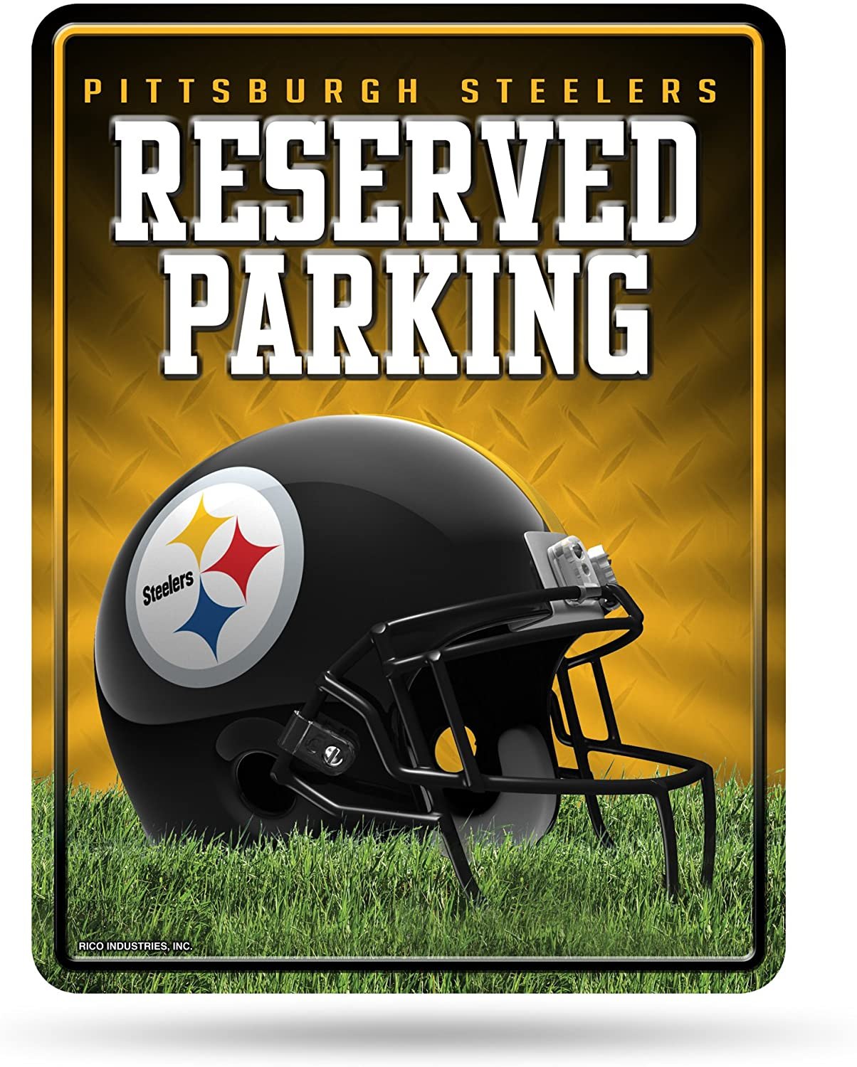 Pittsburgh Steelers Metal Parking Sign