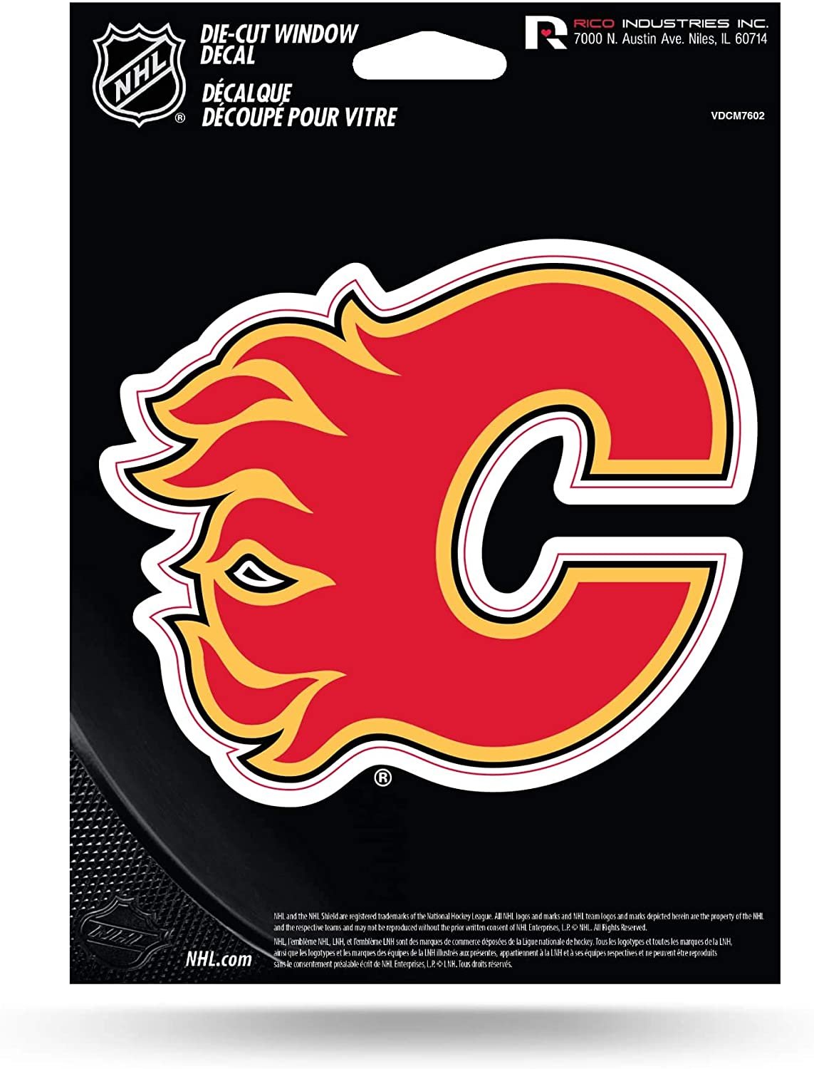 NHL Calgary Flames Die Cut Vinyl Decal
