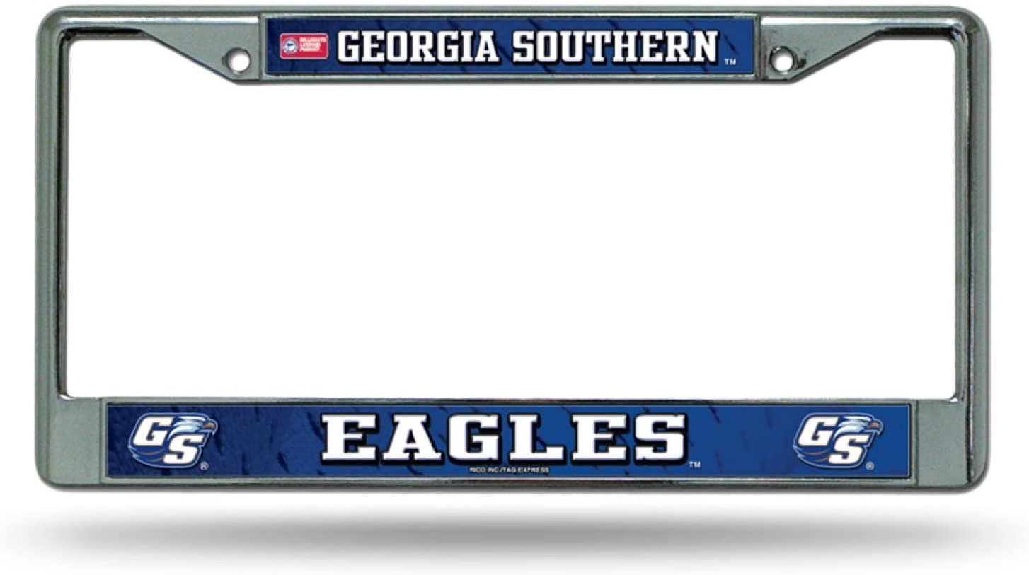 Georgia Southern Eagles LBL Metal Chrome License Plate Tag Frame University Of