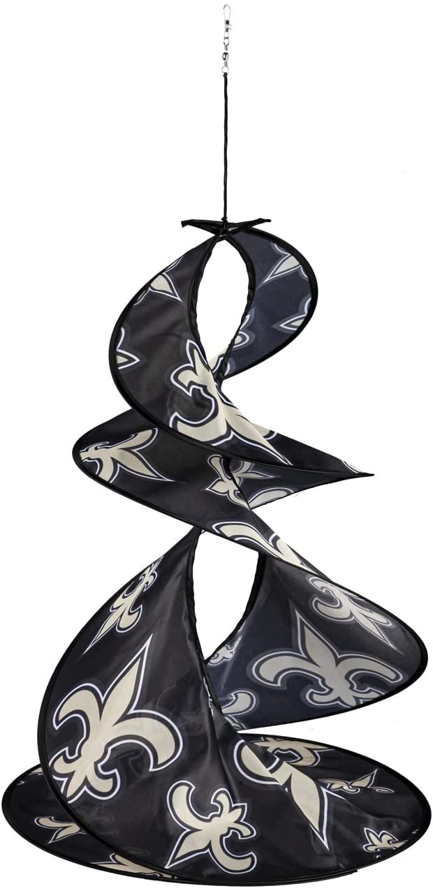 New Orleans Saints Flag Banner Wind Twister Spinner Outdoor 1