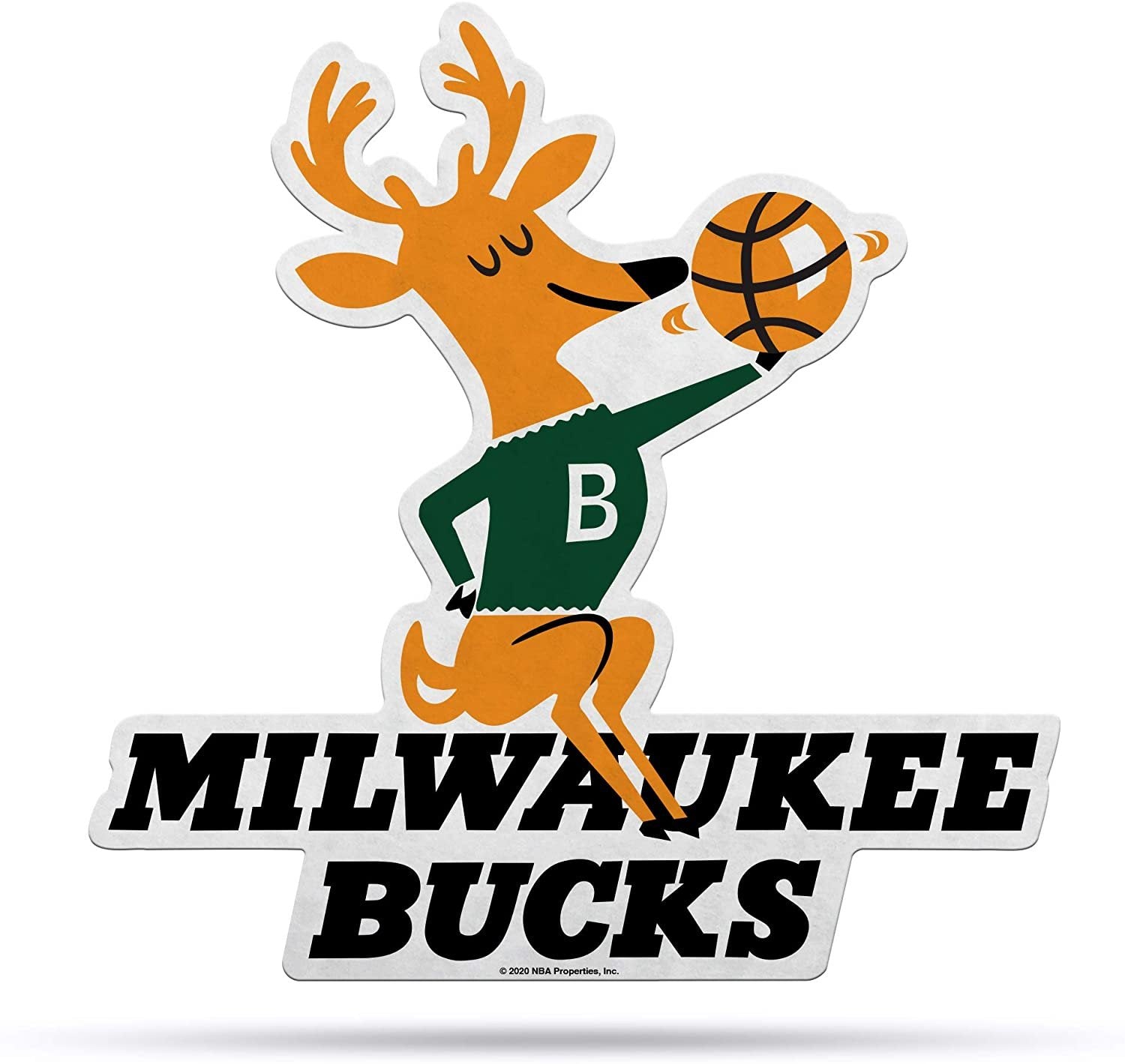Milwaukee Bucks 18" Retro Logo Pennant Soft Felt 1