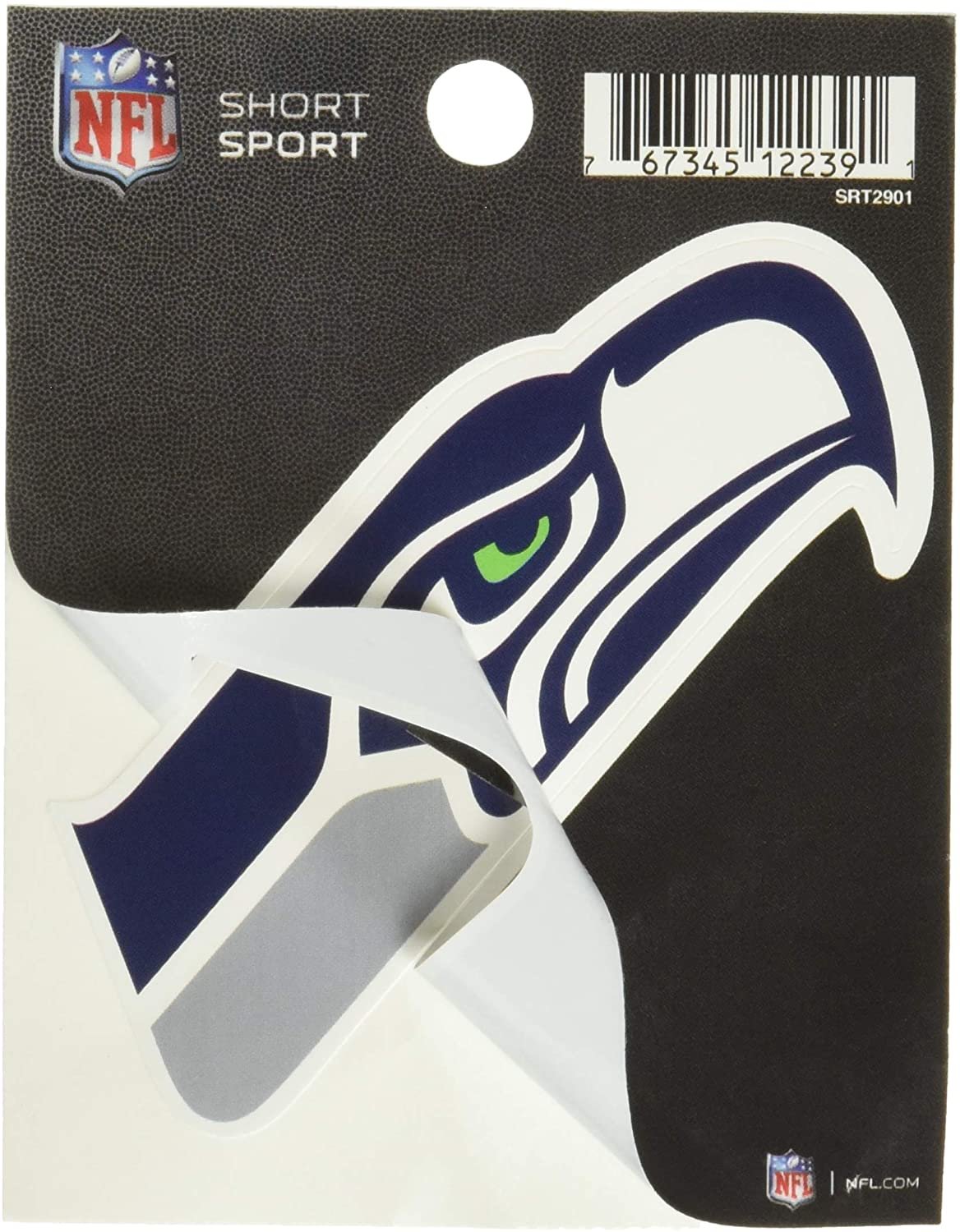 Seattle Seahawks 3 Inch Decal Sticker Flat Vinyl Full Adhesive Backing 3