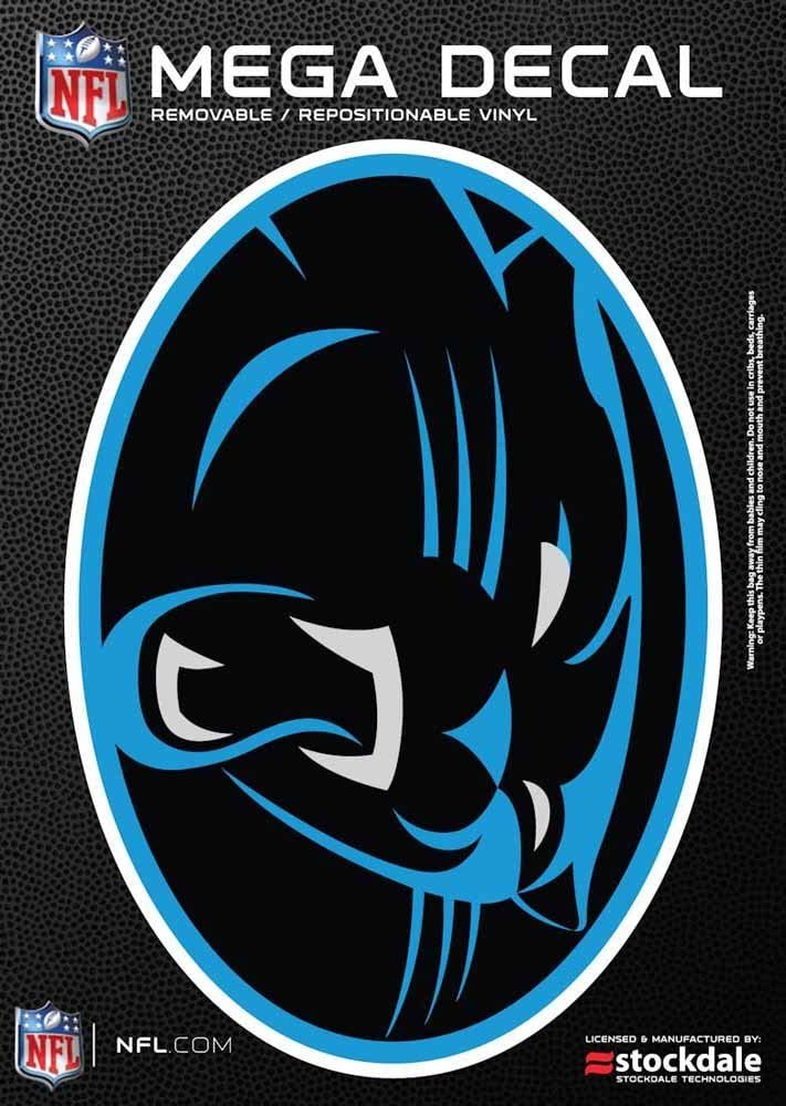 Carolina Panthers 5"x7" Mega Decal Sticker 1