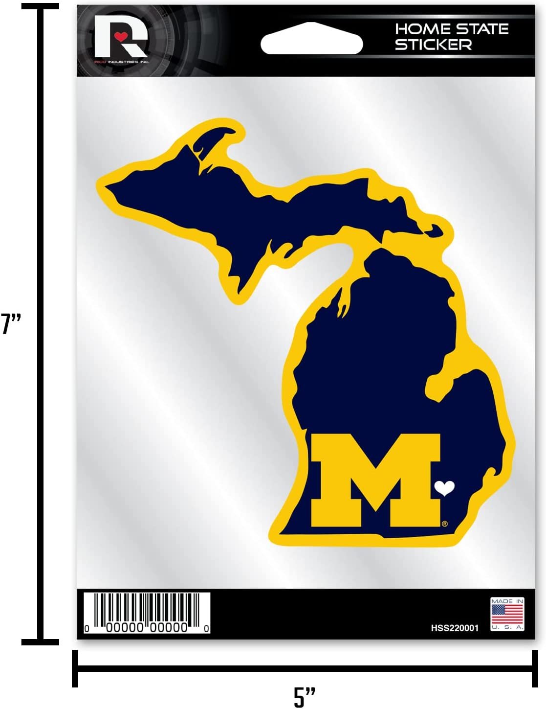 University of Oregon Ducks 5 Inch Sticker Decal Flat Vinyl Home State Design Full Adhesive Backing 7