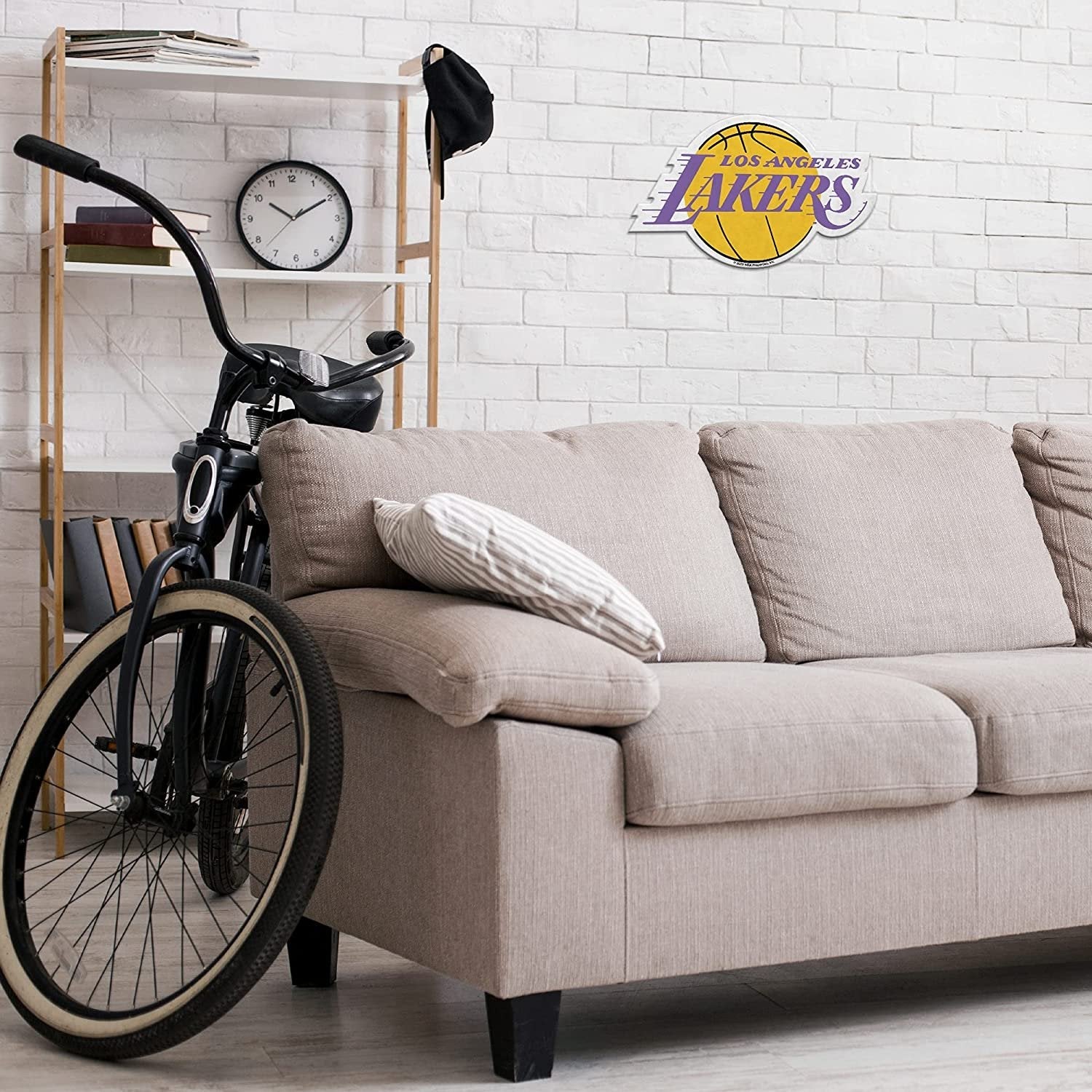 Los Angeles Lakers Soft Felt Pennant, Retro Design, 18 Inch 3