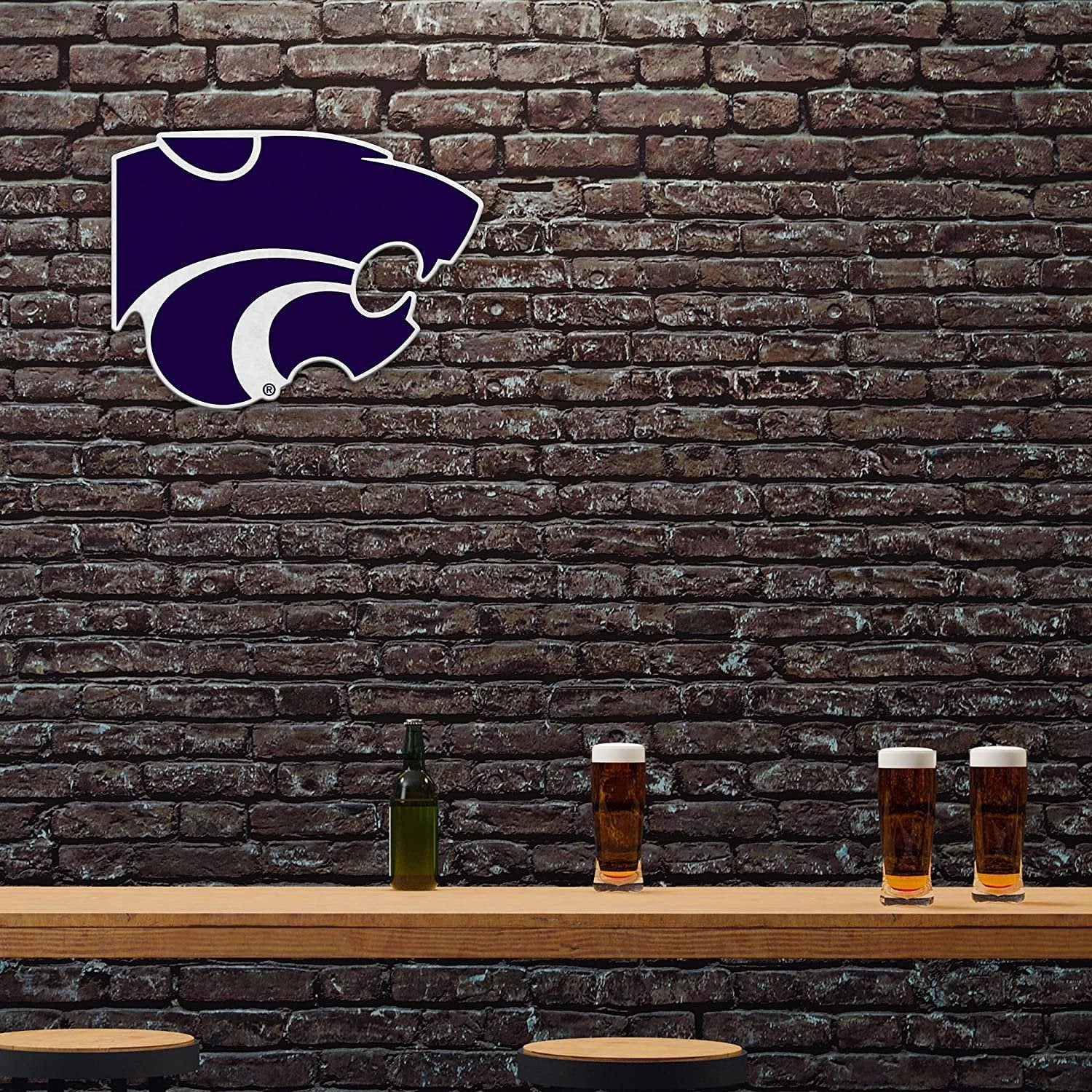 Kansas State University Wildcats Soft Felt Pennant, Primary Design, Shape Cut, 18 Inch, Easy To Hang