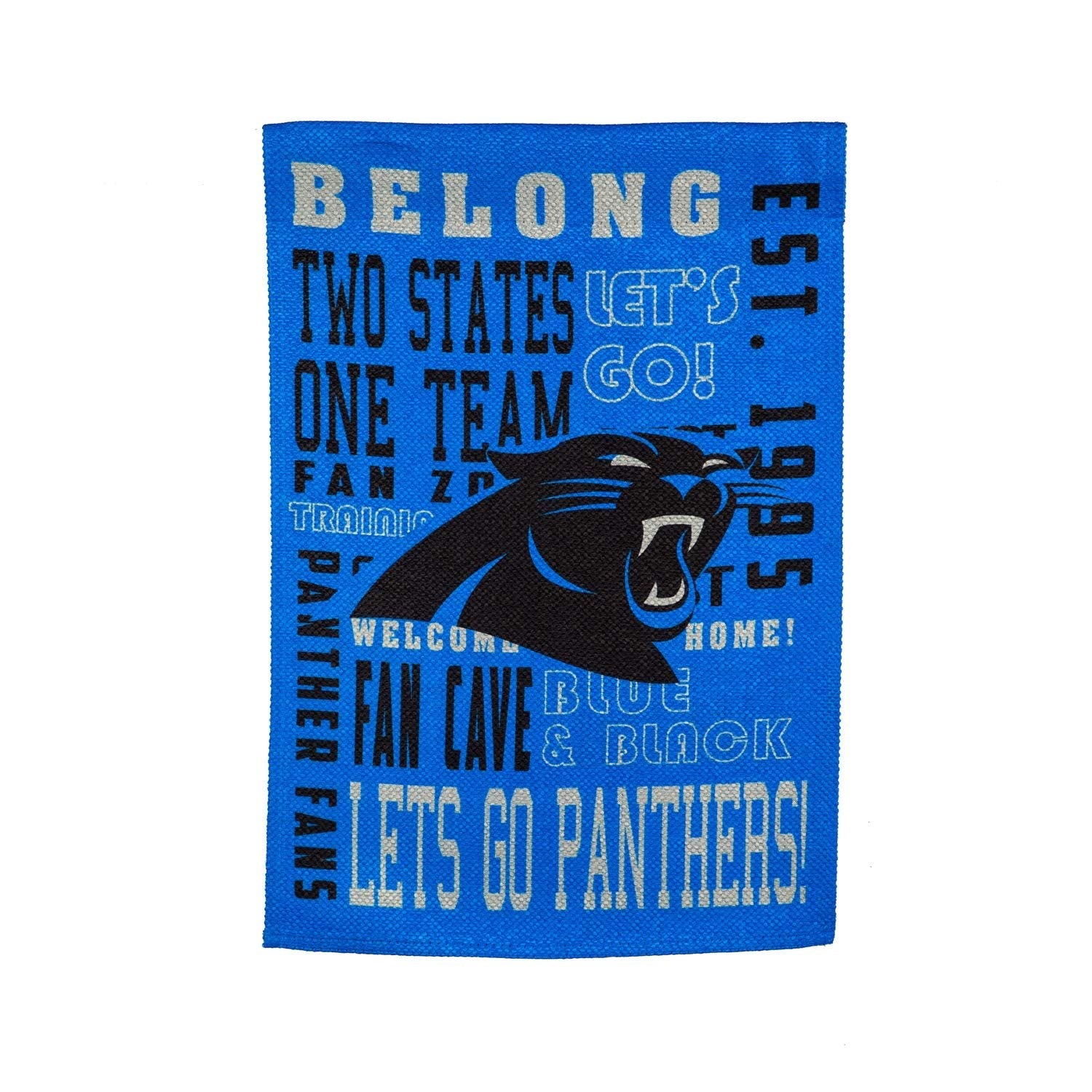 Carolina Panthers Premium Garden Flag Banner, Double Sided, Fan Rules, 13x18 Inch 3