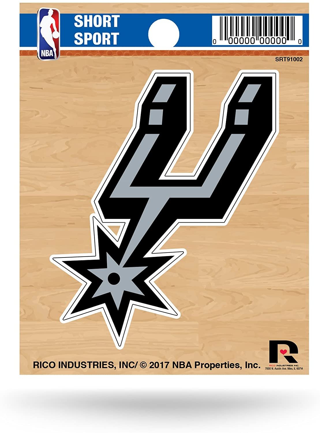 San Antonio Spurs Short Sport Decal 1