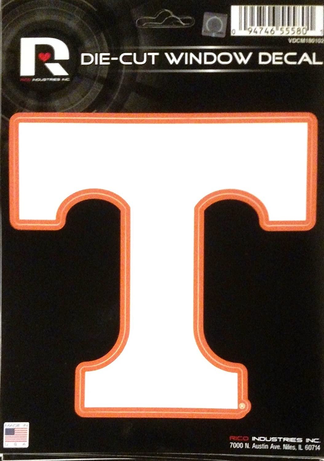 University of Tennessee Volunteers 5 Inch Die Cut Flat Vinyl Decal Sticker Adhesive Backing