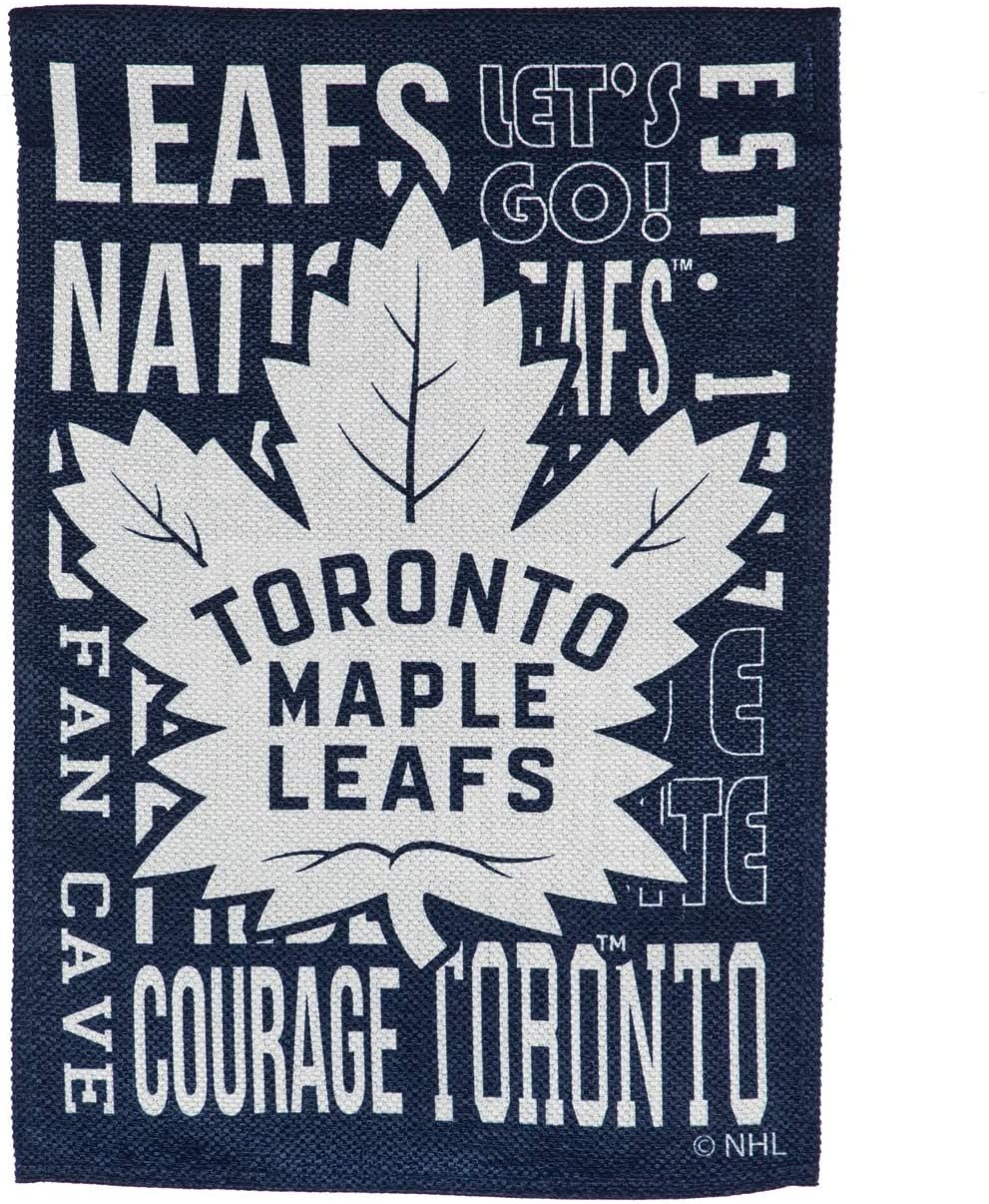 Toronto Maple Leafs Premium Garden Flag Banner, Double Sided, Fan Rules Style, 13x18 Inch 3