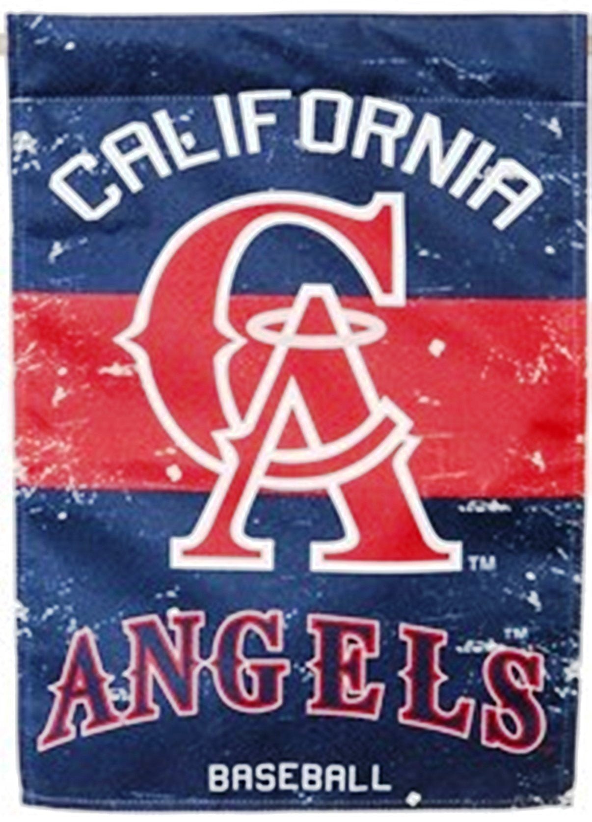 Los Angeles Angels Premium Double Sided House Flag Banner, Angels Retro Logo, 28x44 Inch, Display Pole Sold Separately 1