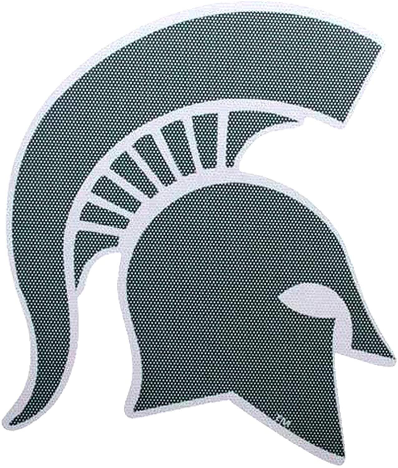 Michigan State Spartans 8" Perforated Window Film Auto Decal University of 1