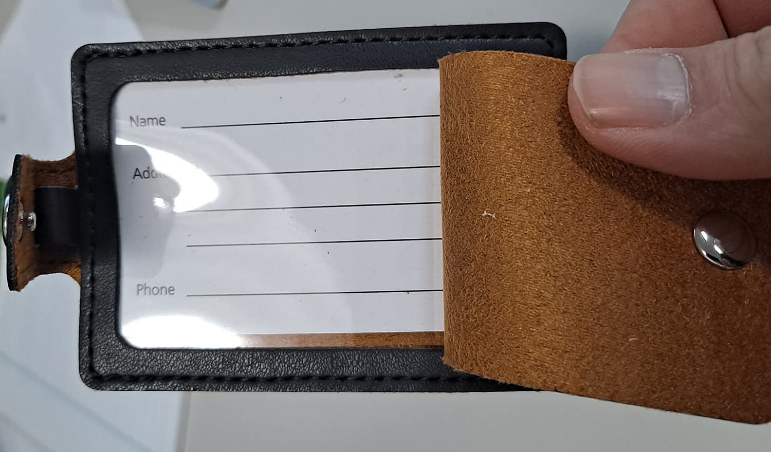 Dallas Cowboys Luggage Bag Tag Laser Engraved Ultra Suede Includes ID Card