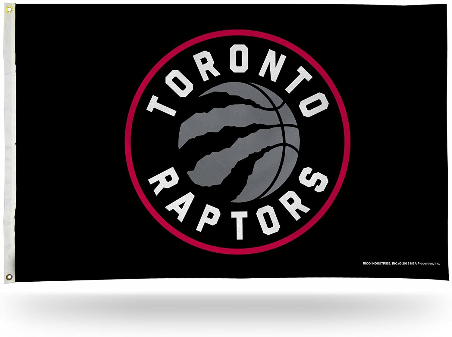 Toronto Raptors Premium 3x5 Feet Flag Banner, Logo Design, Metal Grommets, Outdoor Use, Single Sided 1