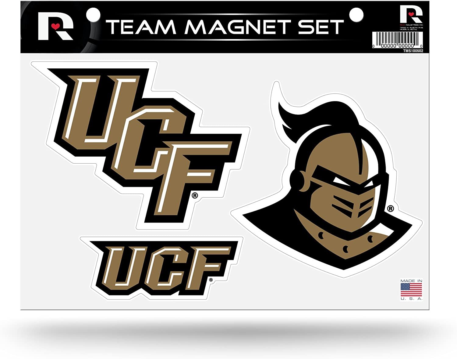 University of Central Florida Knights UCF Multi Magnet Sheet Shape Cut 8x11 Inch
