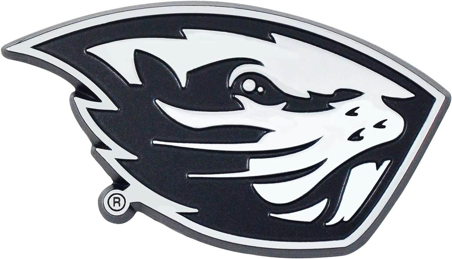 Oregon State University Beavers Solid Metal Raised Auto Emblem Decal Adhesive Backing 1
