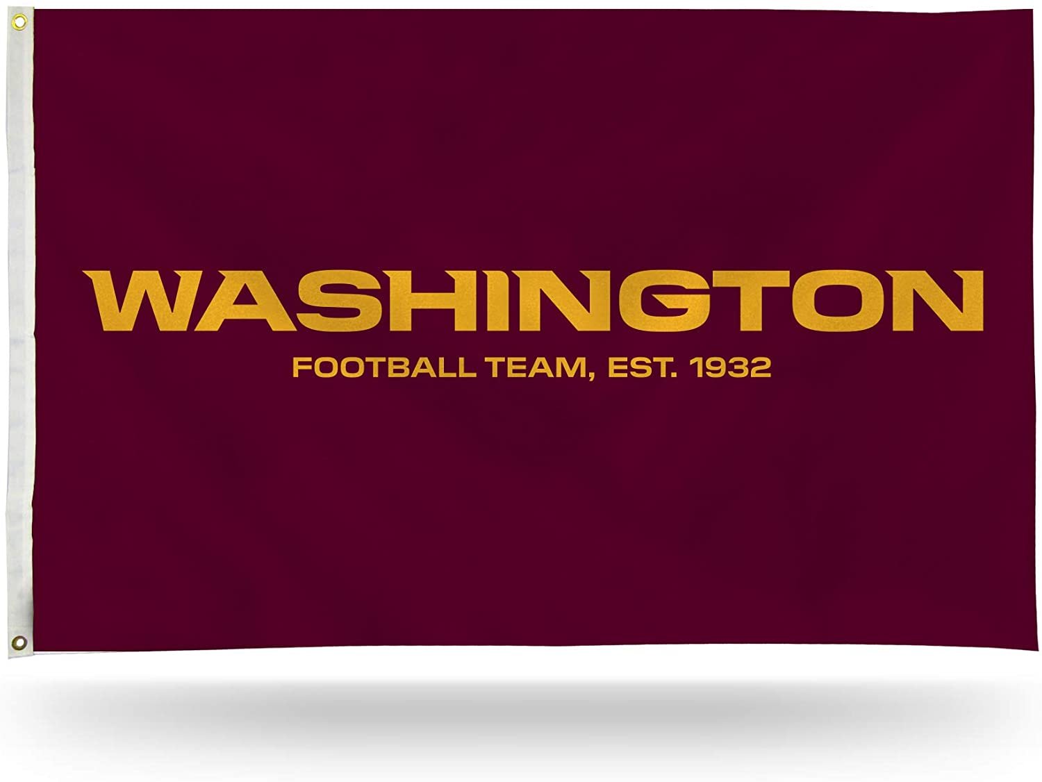 Washington Football Team Commanders Premium 3x5 Feet Flag Banner, Logo Design, Metal Grommets, Outdoor Use, Single Sided 1