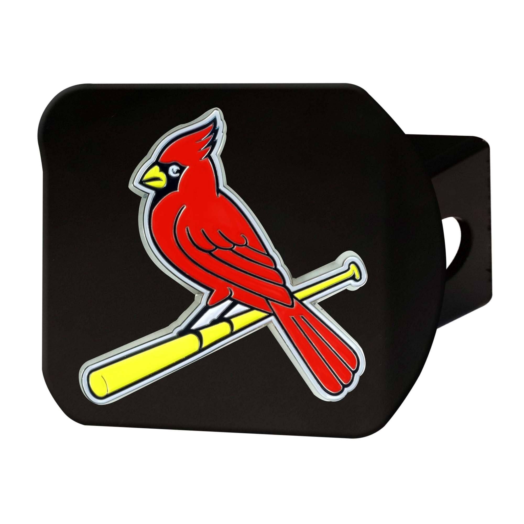 FANMATS 26719 St. Louis Cardinals Color Hitch Cover - Black