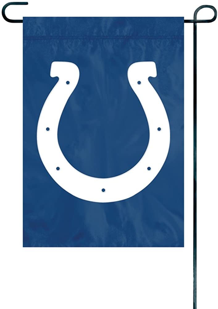 Indianapolis Colts Premium Garden Flag Banner, Embroidered, 13x18 Inch
