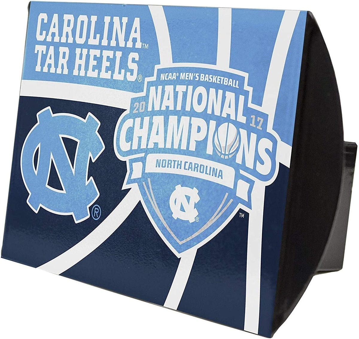 North Carolina Tar Heels 2017 Champions Premium Metal Hitch Cover University of 1