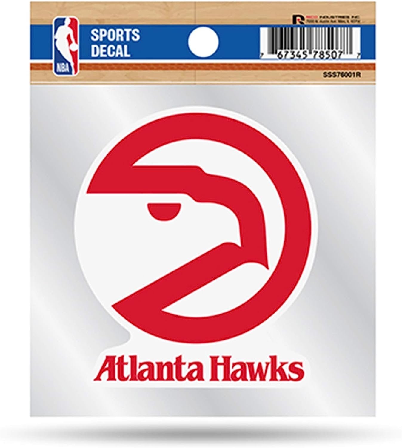 Atlanta Hawks Retro Logo Premium 4x4 Decal with Clear Backing Flat Vinyl Auto Home Sticker Basketball 1
