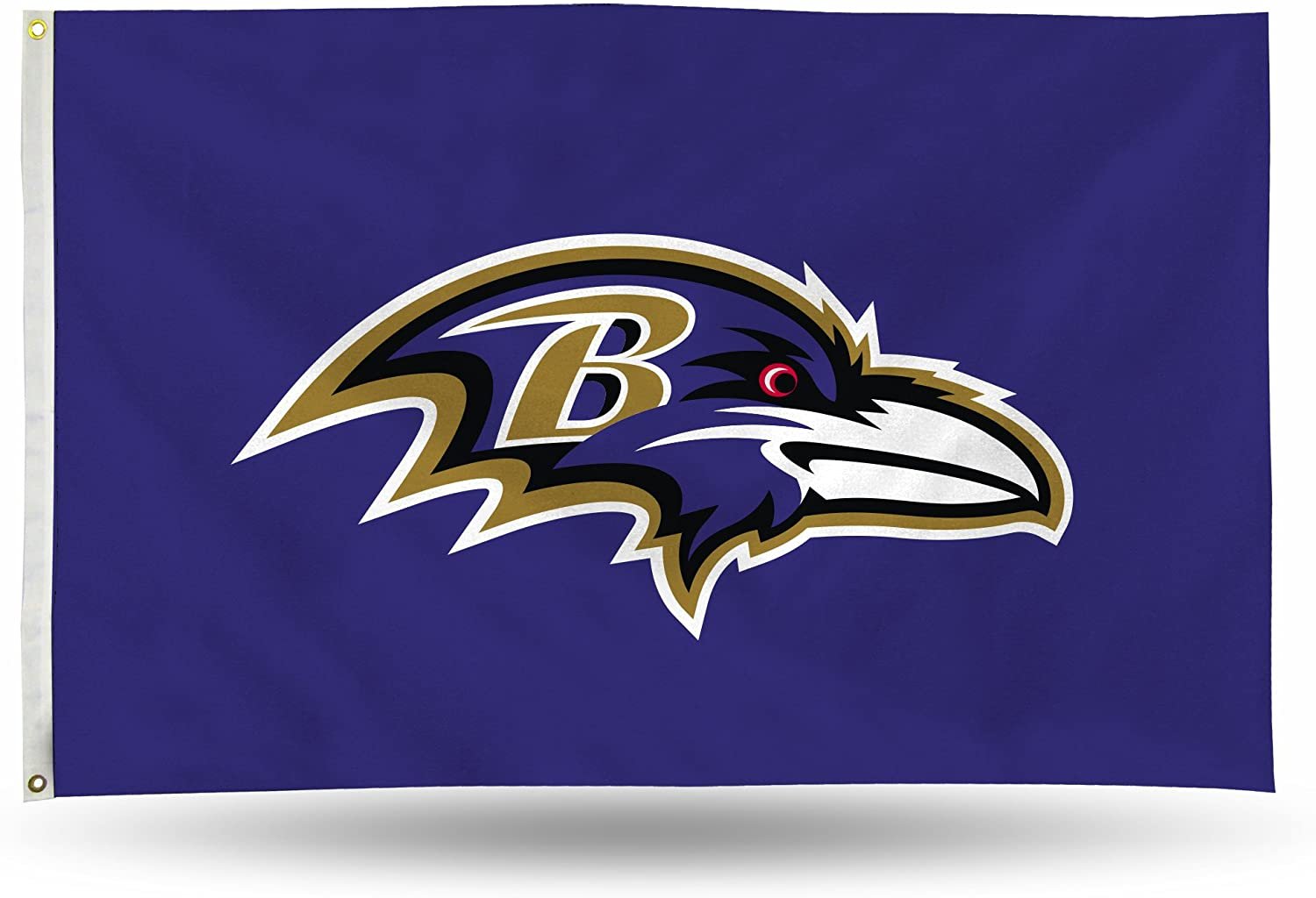 Baltimore Ravens Premium 3x5 Feet Flag Banner, Logo Design, Metal Grommets, Outdoor Use, Single Sided 1