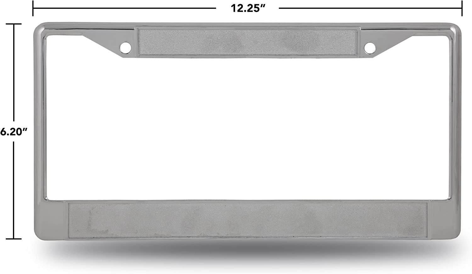 Atlanta Falcons Chrome License Plate Frame Metal Tag Cover 12x6 Inch 3