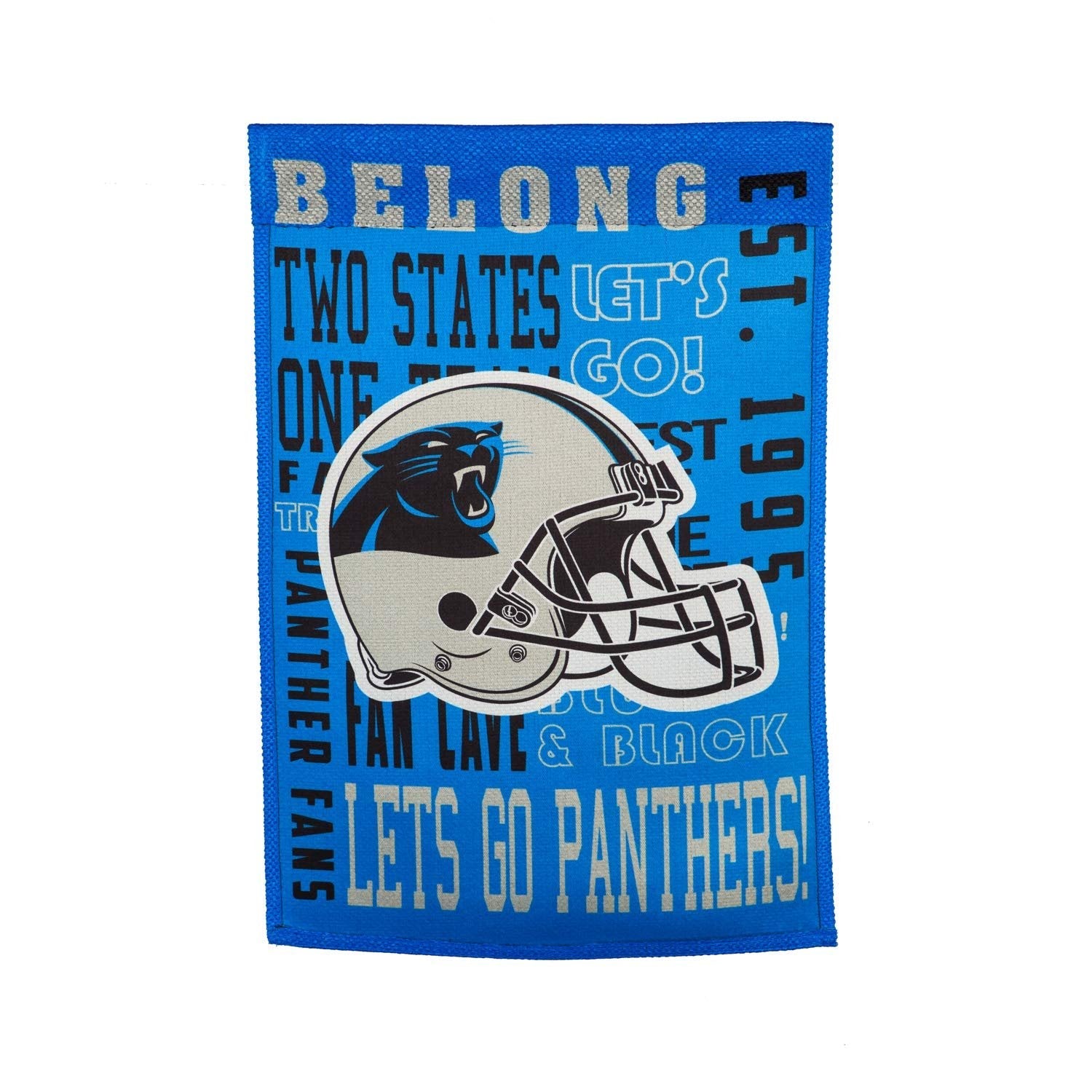 Carolina Panthers Premium Garden Flag Banner, Double Sided, Fan Rules, 13x18 Inch 2