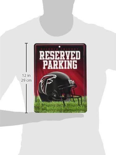 Atlanta Falcons Metal Parking Sign