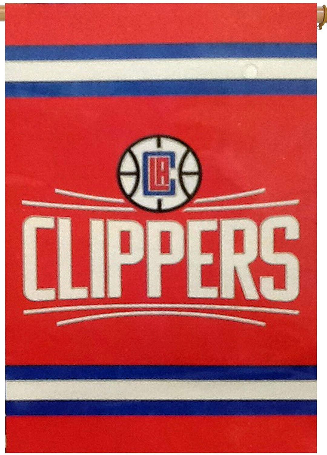 Los Angeles Clippers New Logo 2-Sided 28x44 Banner Applique Embroidered Flag 2
