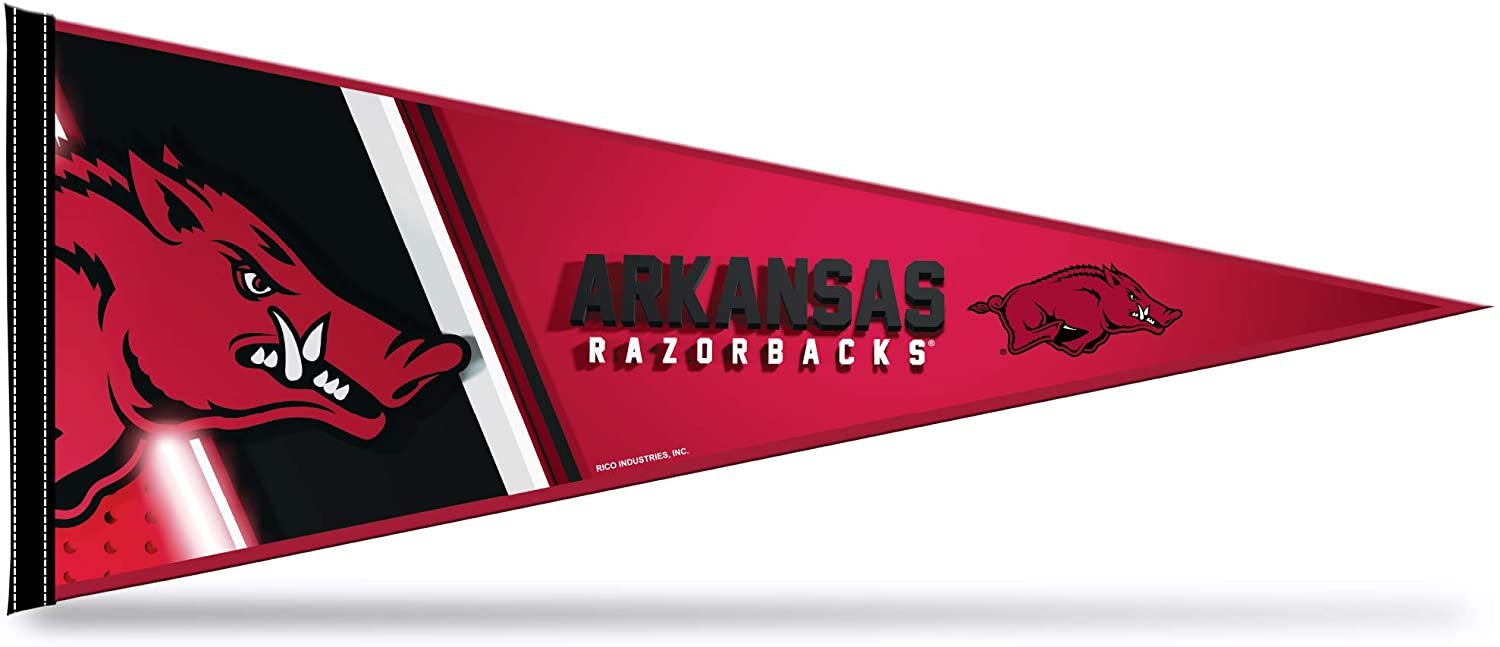 Arkansas Razorbacks Pennant 12x30 Inch Soft Felt University of