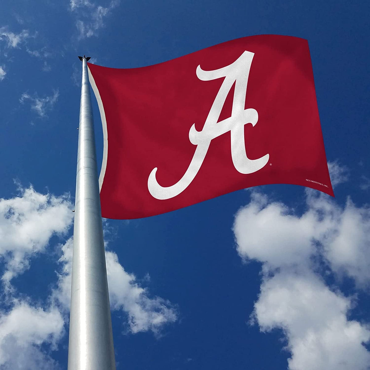 NCAA Alabama Crimson Tide 3-Foot by 5-Foot Single Sided Banner Flag with Grommets 3