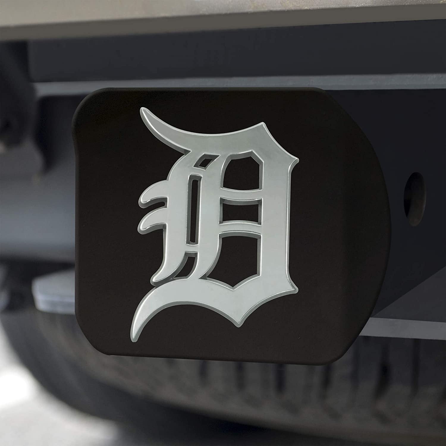 FANMATS 26579 MLB - Detroit Tigers Hitch Cover - Black
