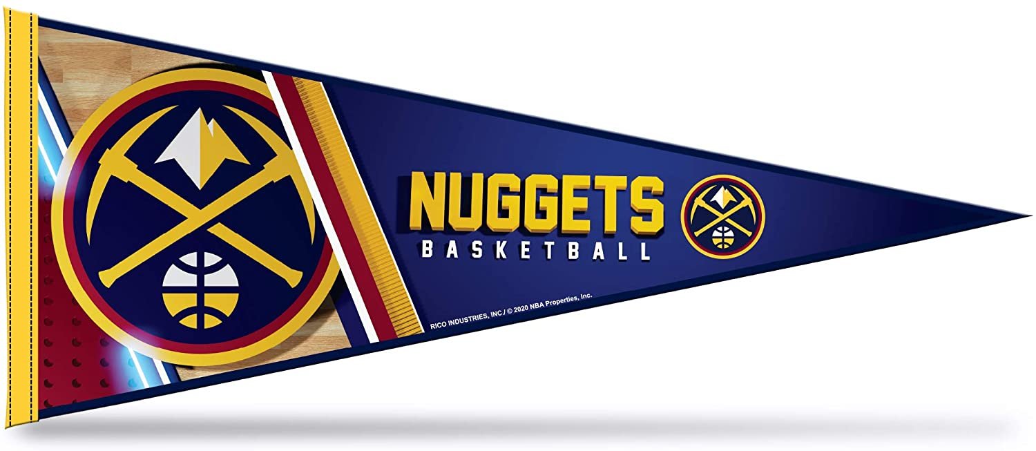 Denver Nuggets Pennant 12x30 Inch Soft Felt