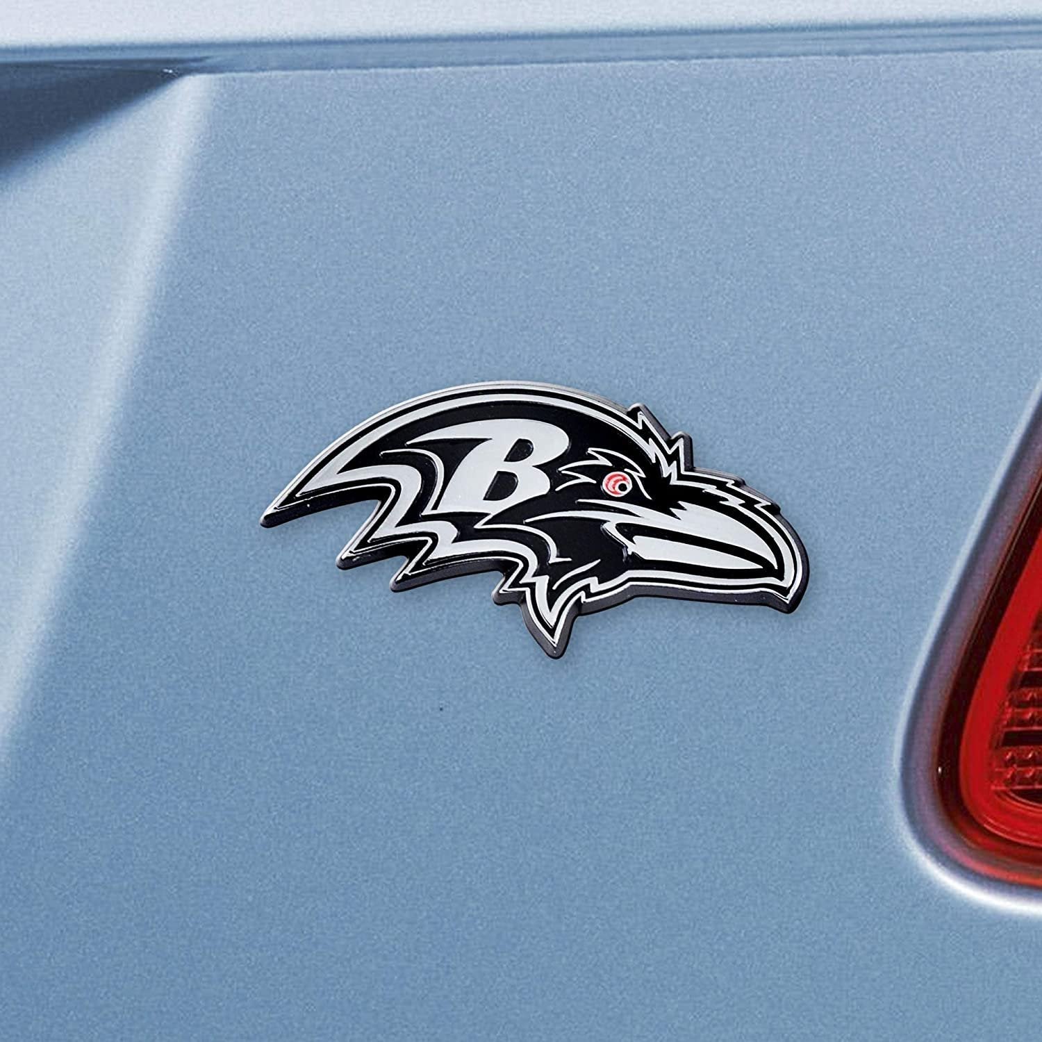 Baltimore Ravens Solid Metal Raised Auto Emblem Decal Adhesive Backing 2