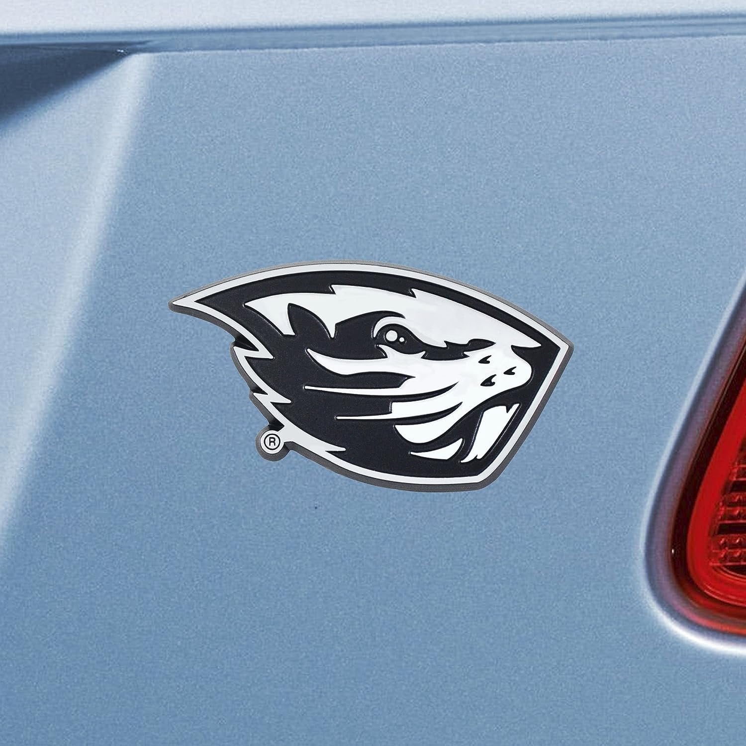 Oregon State University Beavers Solid Metal Raised Auto Emblem Decal Adhesive Backing 2