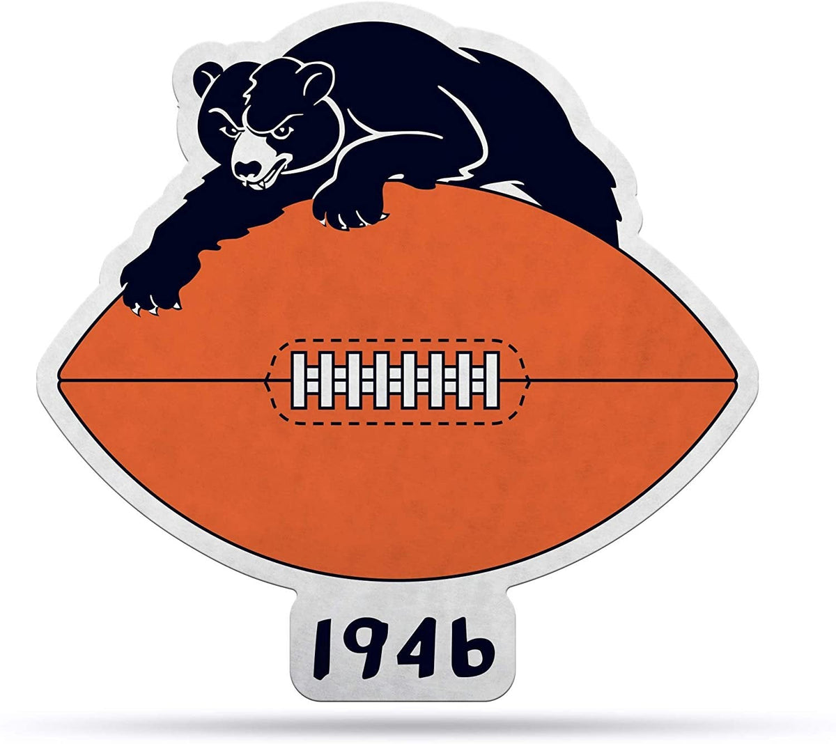 Chicago Bears Pennant Retro Logo 18 Inch Soft Felt 1