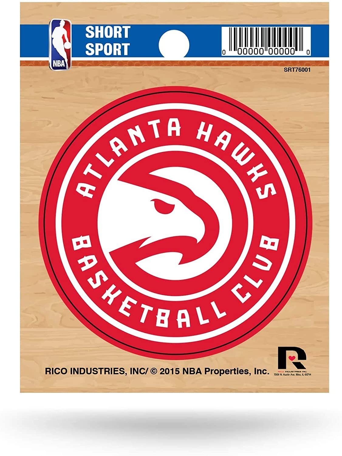 Atlanta Hawks 3" Short Sport Decal 1