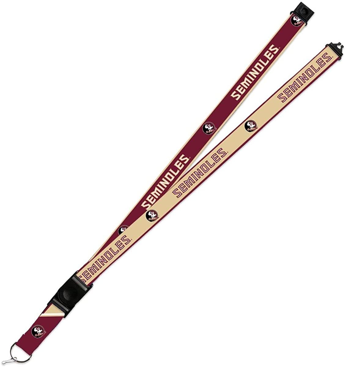 Florida State Seminoles Lanyard Keychain 2-sided Breakaway Clip University 1