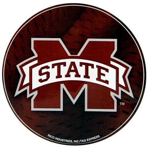 Mississippi State Bulldogs 4" Round Decal University of 2