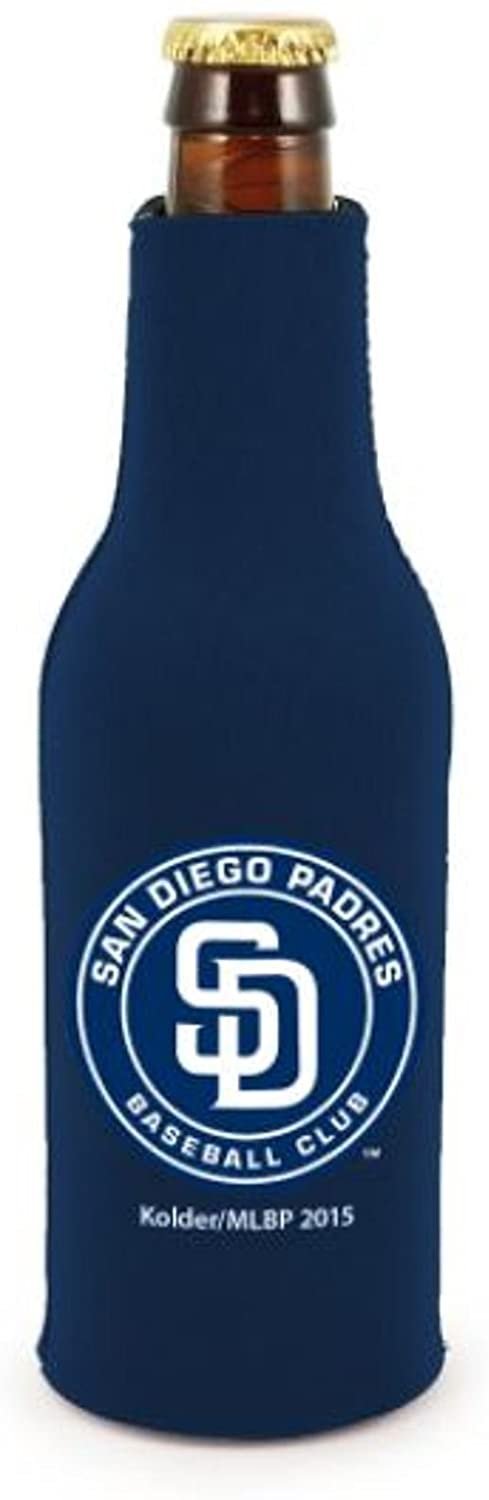 San Diego Padres 12oz Bottle Zipper Beverage Insulator Neoprene Holder Cooler Baseball
