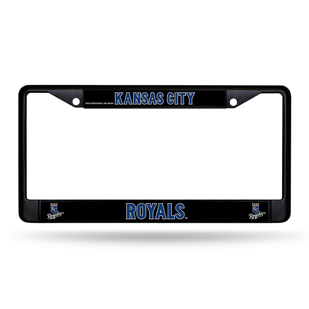 MLB Royals Chrome Frame, Black, 15 x 8