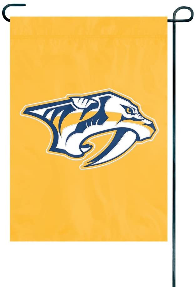 Nashville Predators Premium Garden Flag Banner Applique Embroidered 12.5x18 Inch 3
