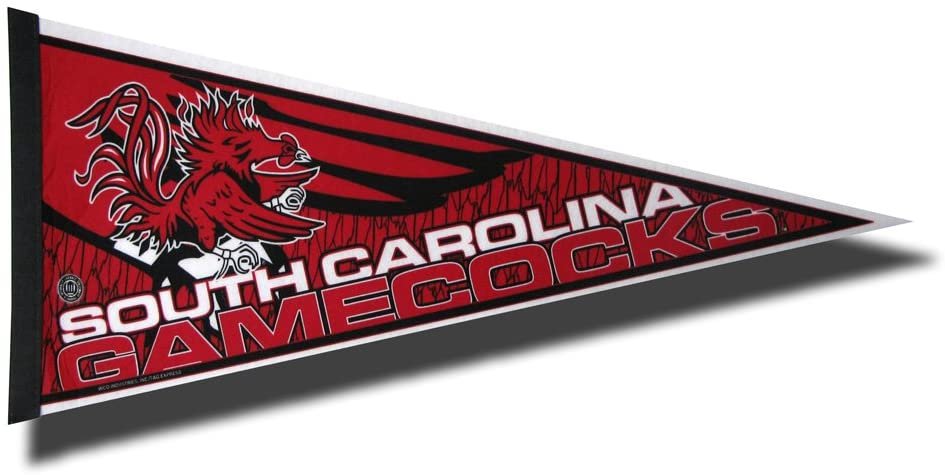 University of South Carolina Gamecocks Soft Felt Pennant, Primary Design, 12x30 Inch, Easy To Hang 1