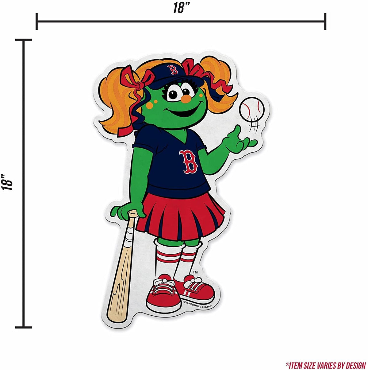 Boston Red Sox Soft Felt Pennant, Tessie Mascot Design, Shape Cut, 18 Inch, Easy To Hang 5