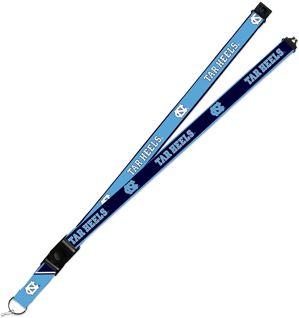North Carolina Tar Heels Lanyard Keychain 2-sided Breakaway Clip University of 1