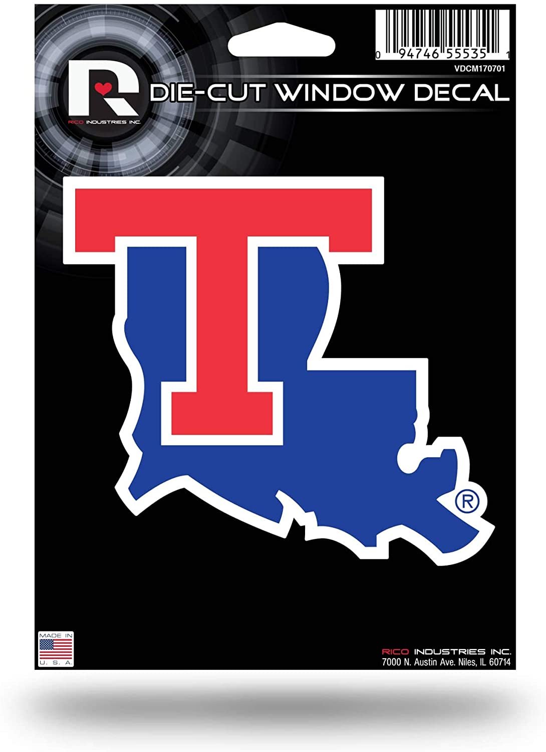 Louisiana Tech Bulldogs Medium Die Cut Decal University of