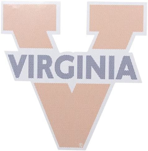 University of Virginia Cavaliers 12 Inch Preforated Window Film Decal Sticker, One-Way Vision, Adhesive Backing 2