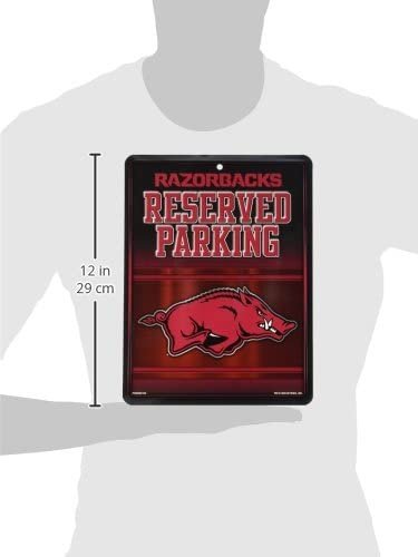 Arkansas Razorbacks Metal Parking Sign 2